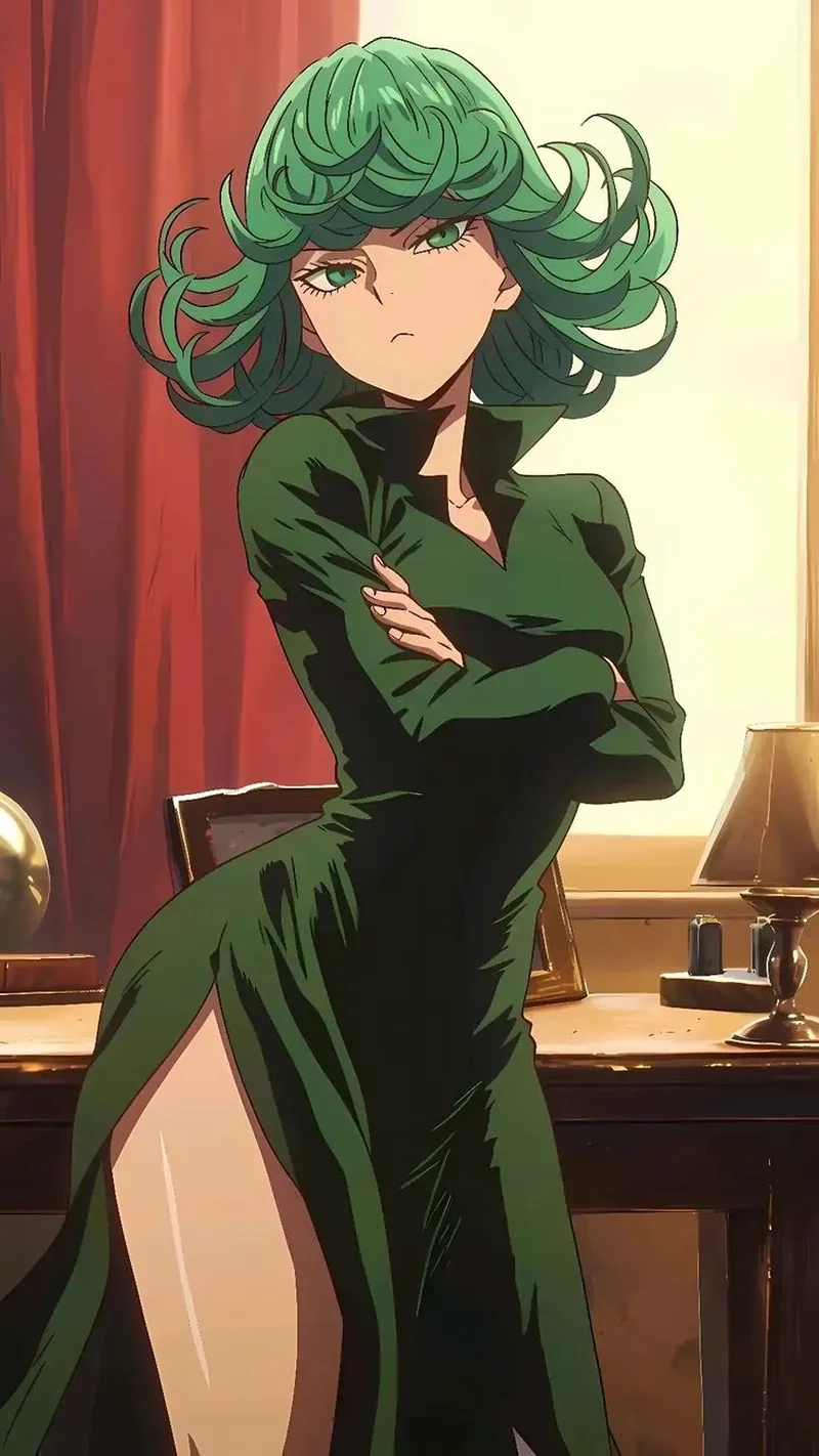 Chiều cao ấn tượng của nhân vật tatsumaki height