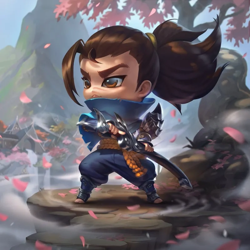 Tải ngay ảnh tft chibi gwen cực xinh để làm hình nền