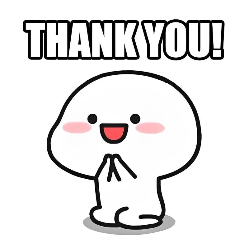 Sưu tầm những bức thank you meme chế