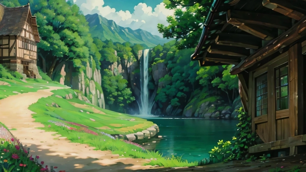 Hướng dẫn vẽ tranh phong cảnh anime đơn giản cho người mới