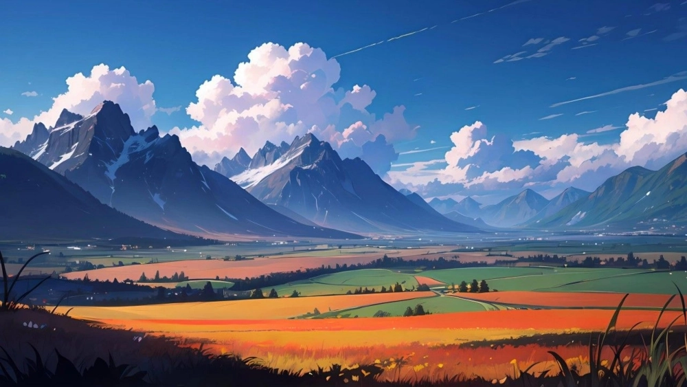Khám phá tranh phong cảnh anime đẹp đầy màu sắc và sống động