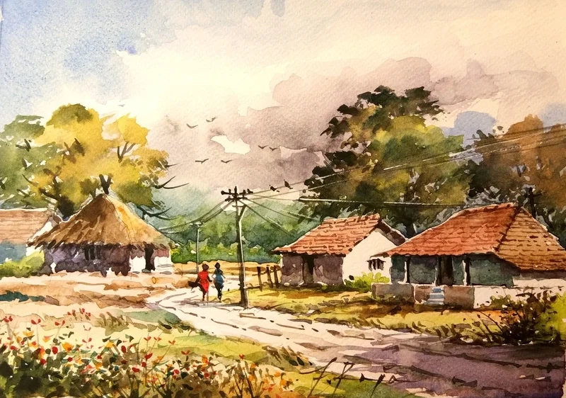 Khám phá tranh phong cảnh đẹp tươi sáng và sống động
