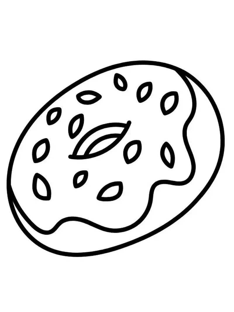 Hướng dẫn bé tô màu bánh donut sáng tạo vui nhộn