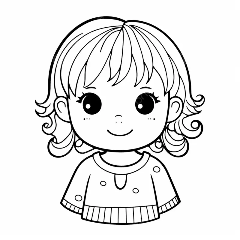 Khám phá tranh tô màu cô gái anime đầy sáng tạo