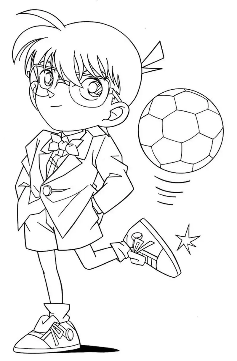 Khám phá Tô màu Conan Chibi dễ thương và sinh động