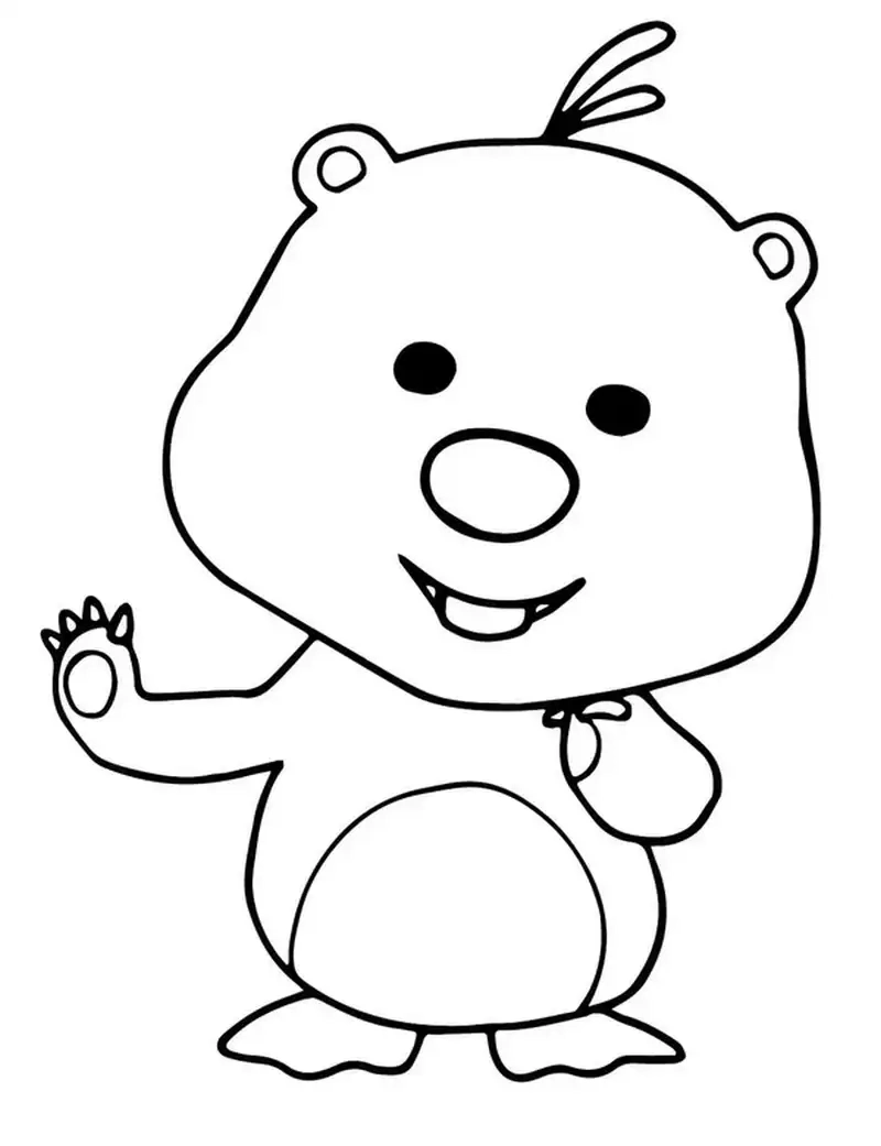 Bé vui sáng tạo với tranh tô màu Loopy cho bé dễ thương