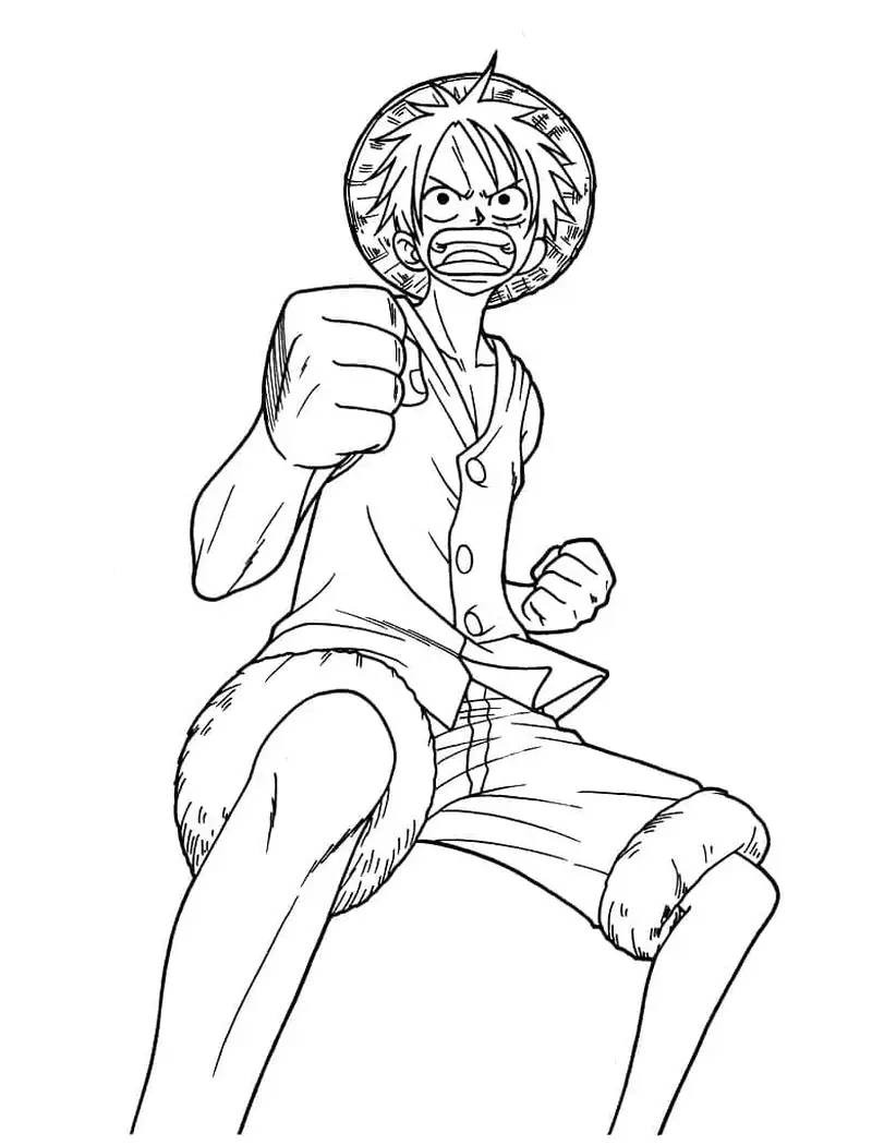 Tạo nên kiệt tác cùng tranh tô màu one piece luffy nổi bật