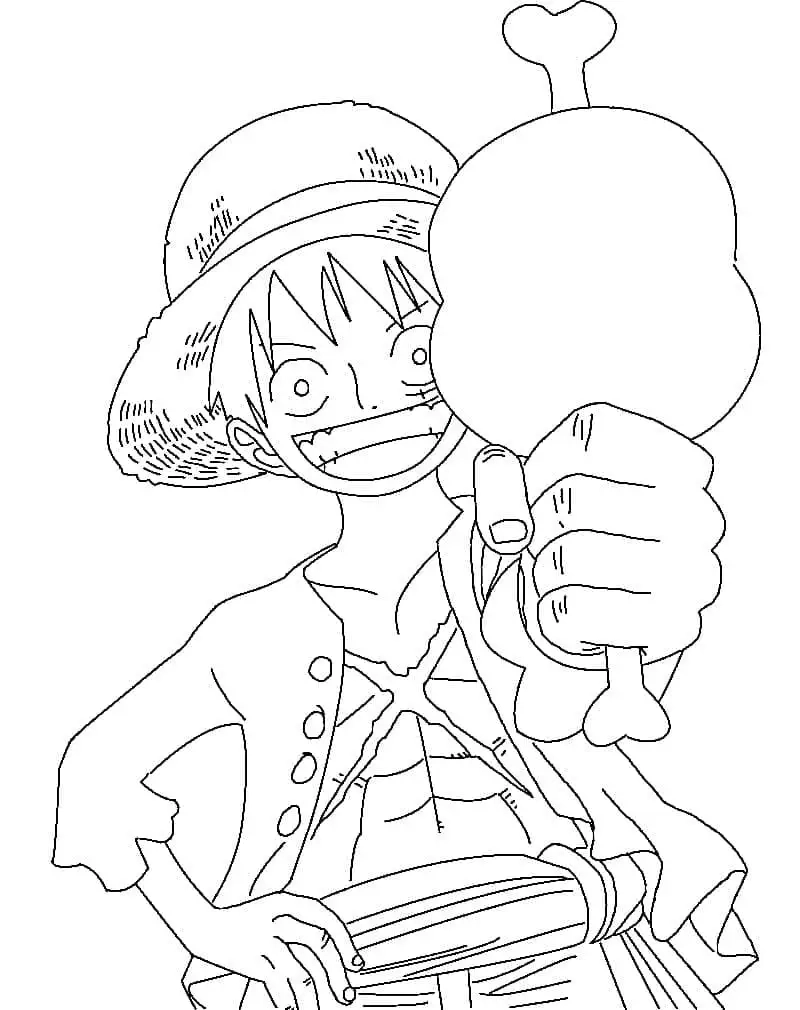 Trổ tài sáng tạo với luffy đẹp tranh tô màu luffy gear 5 độc đáo