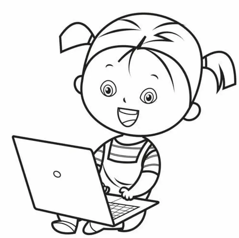 Tranh tô màu máy tính online giúp bé khám phá sáng tạo màu sắc
