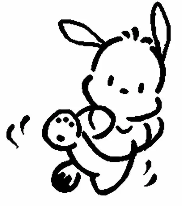 Tô màu vui nhộn với tranh tô màu pochacco cho bé