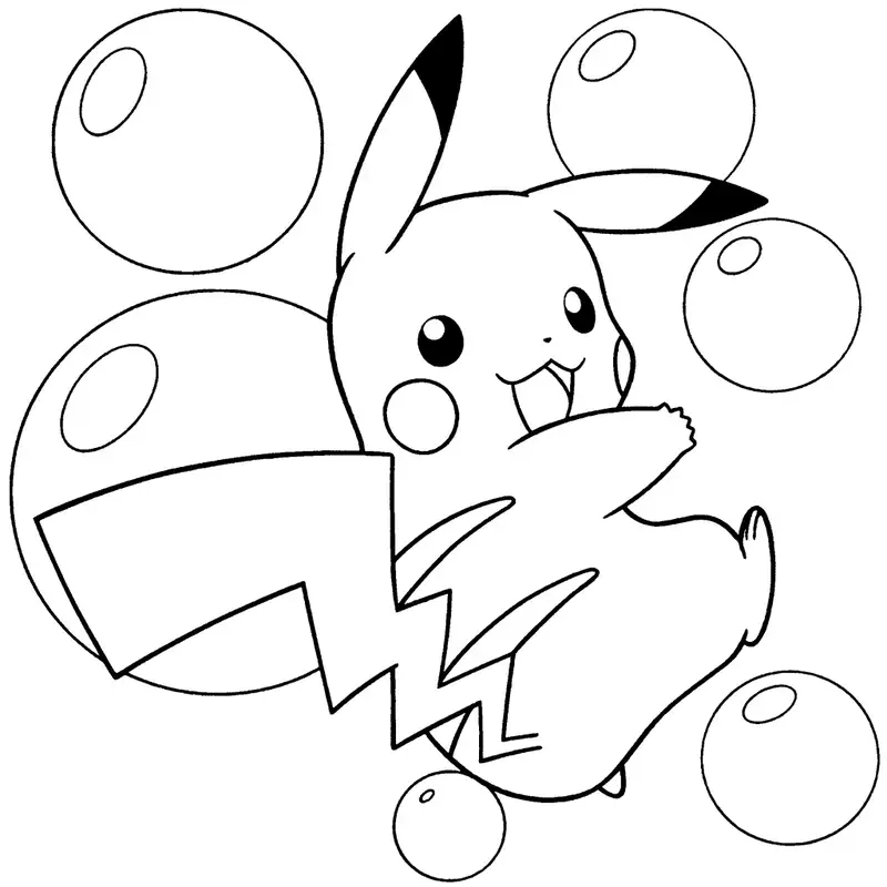 Tranh tô màu Pokemon là như thế nào