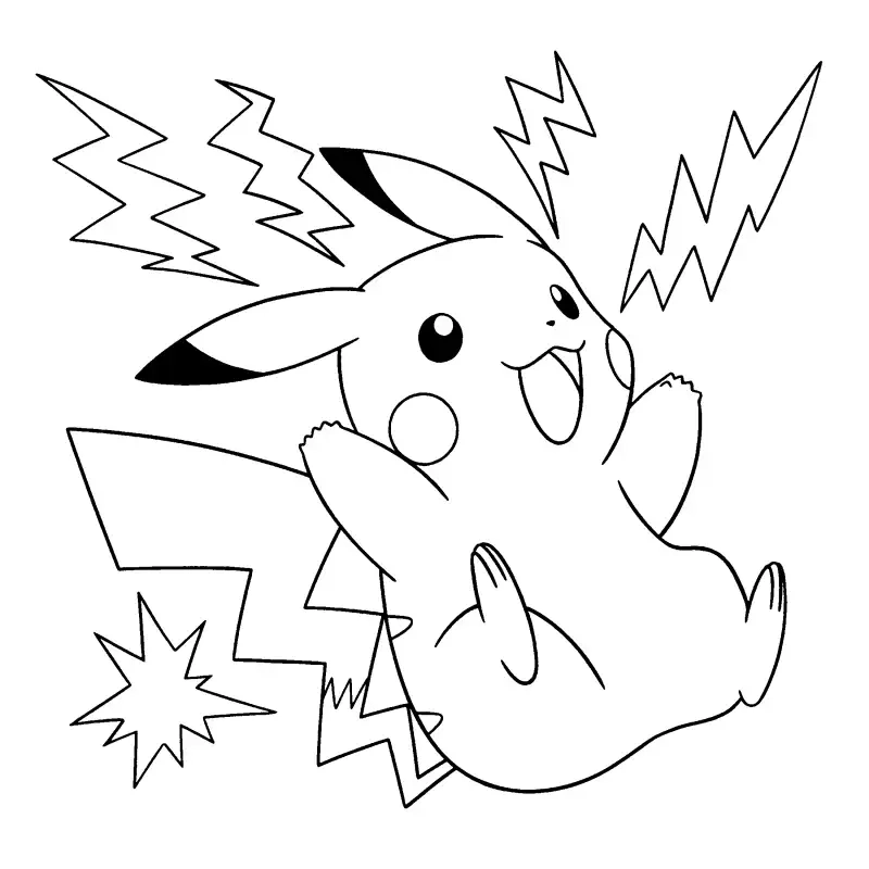 Bé sáng tạo thế giới riêng cùng mega tranh tô màu pokemon