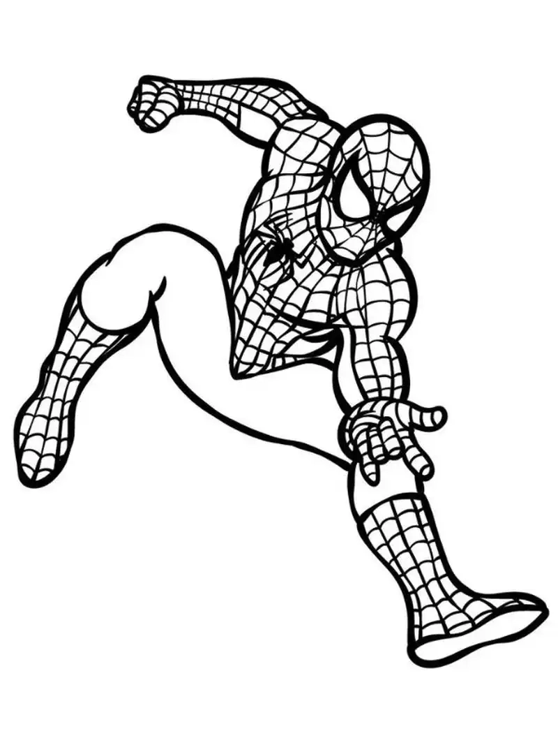 Tranh tô màu Spider Man là như thế nào