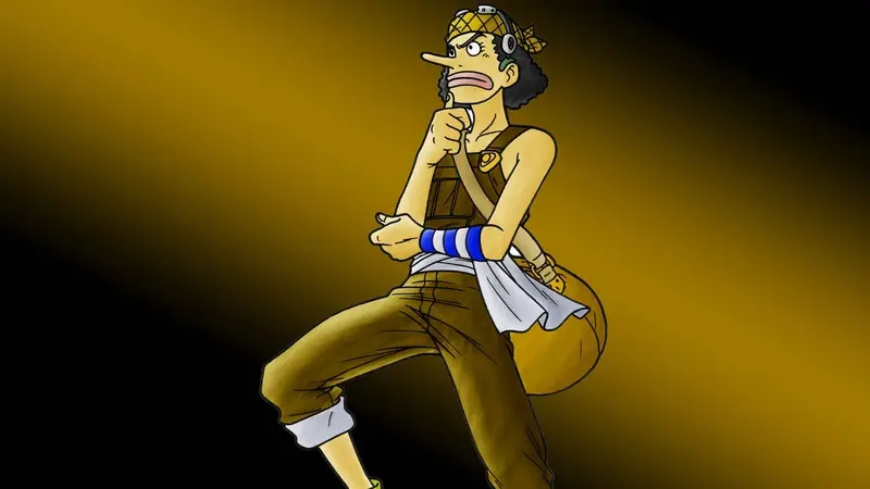 Trang trí phòng bằng usopp chibi poster cực chất cho fan