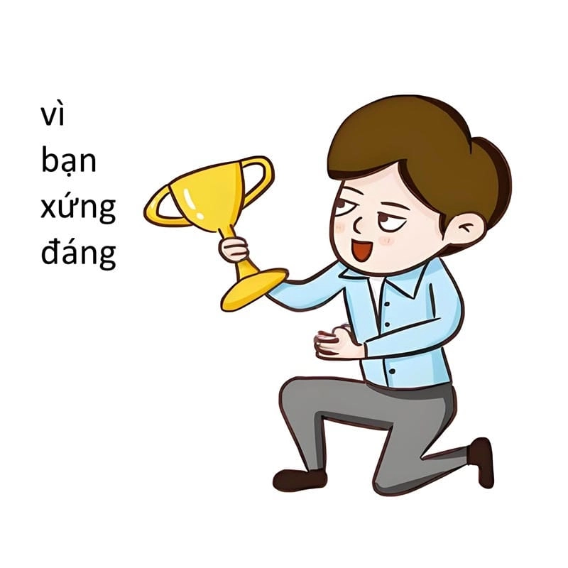 Săn lùng những khoảnh khắc vì bạn xứng đáng meme đáng yêu