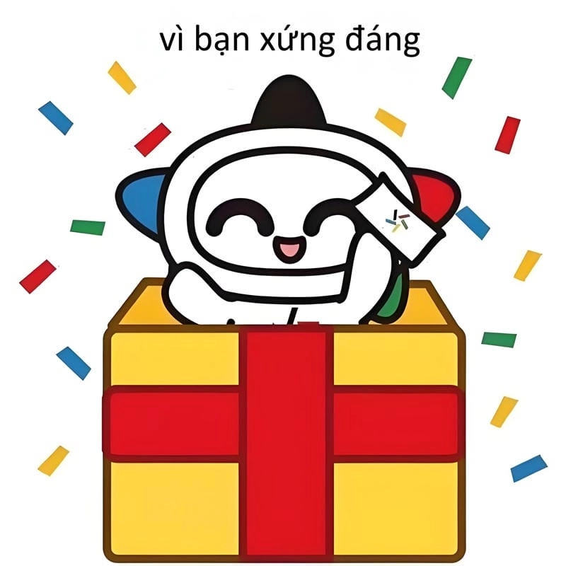 Lạc lối trong thế giới vì bạn xứng đáng meme dễ thương
