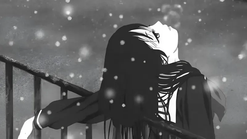 Ảnh buồn đẹp nữ nét mặt u sầu