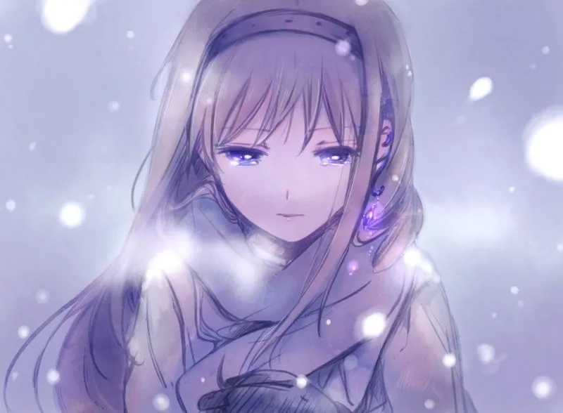 Ảnh cute buồn nữ dễ thương pha buồn