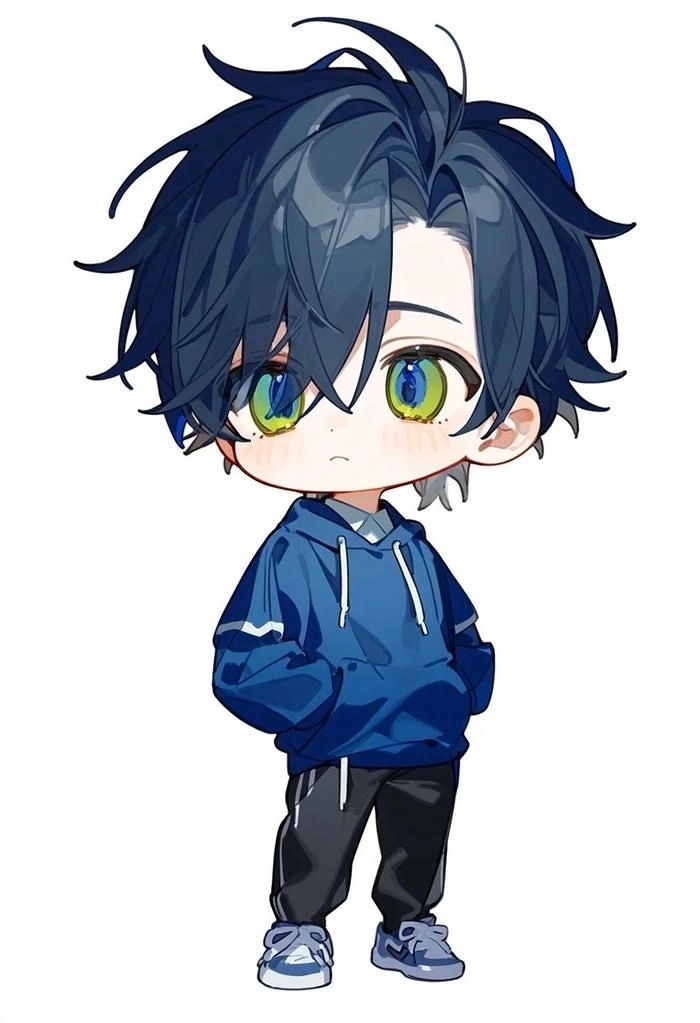 Hình anime cute chibi mắt to tròn xinh