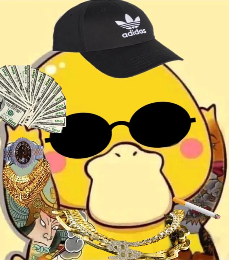 Ảnh vịt vàng ngầu cool mạnh mẽ