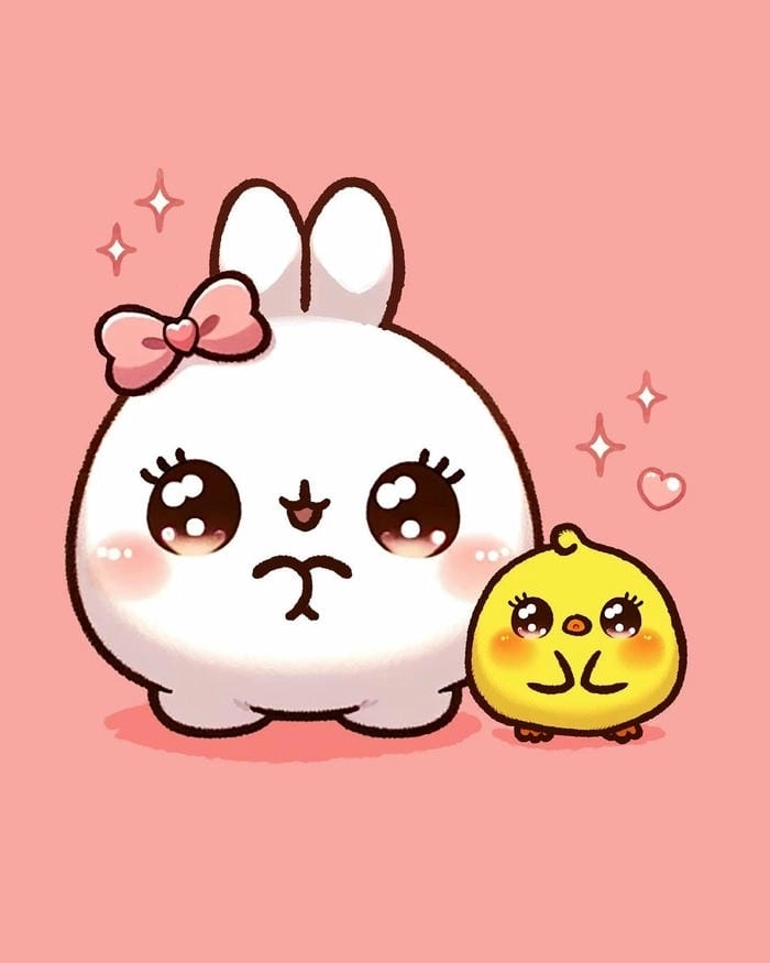 Chibi thỏ cute ngọt ngào siêu cuốn hút