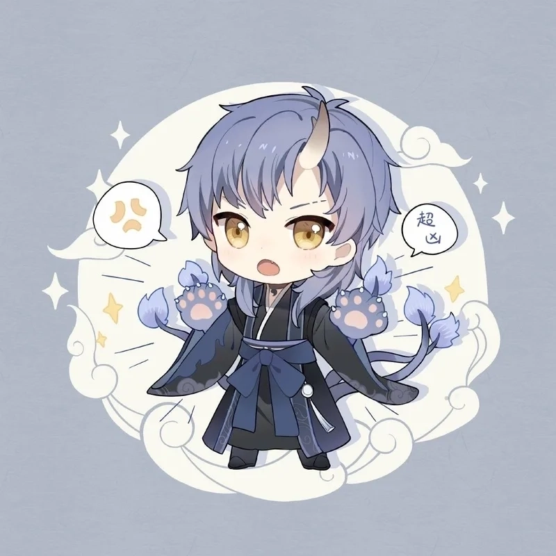 Cute anime chibi avatar mê hoặc cuốn hút