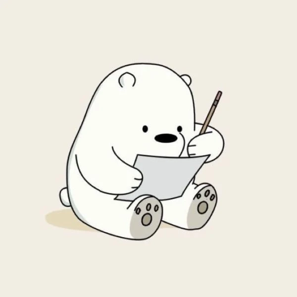 Hình ảnh gấu trắng dễ thương lắm