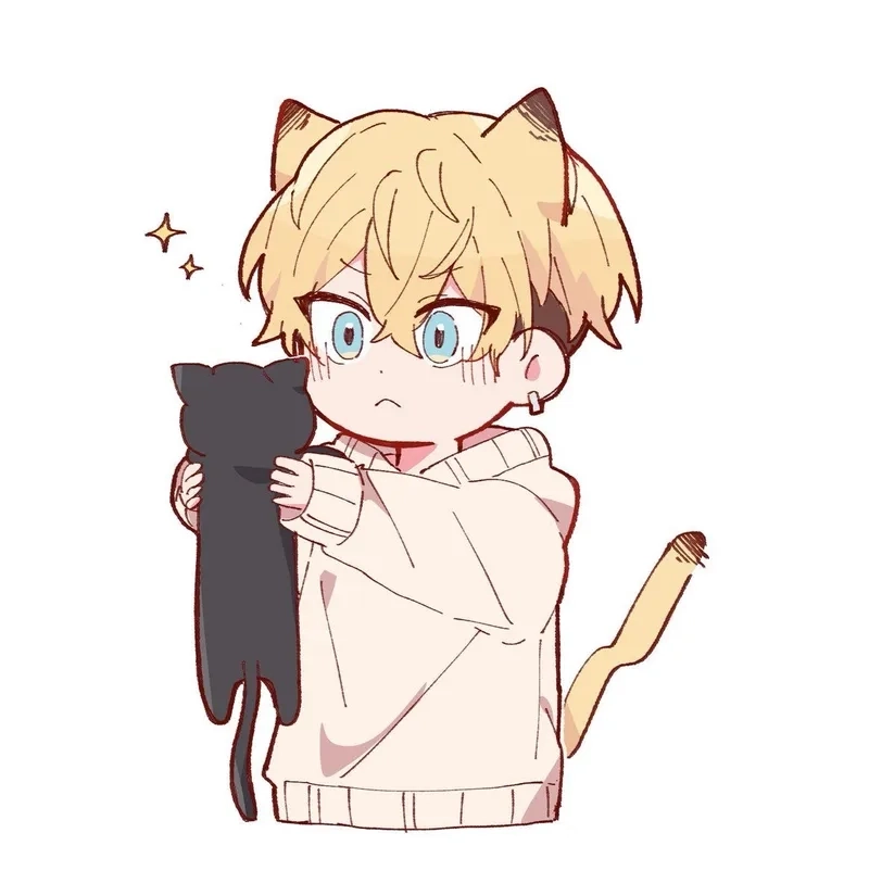 Anime chibi đáng yêu nụ cười ngọt ngào