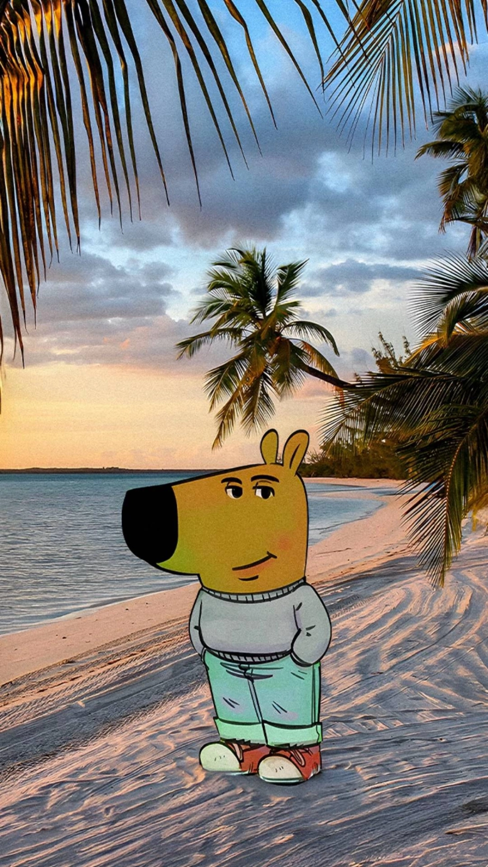 Chill guy drawing nét vẽ chill hài hước