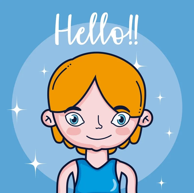 Cute hello meme chào hỏi siêu dễ thương