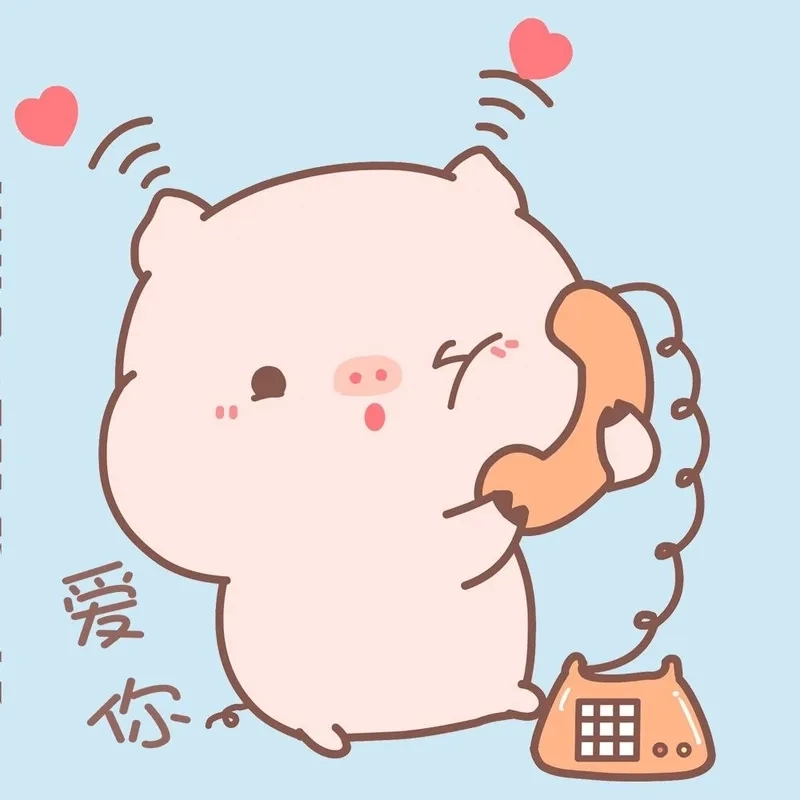 Ảnh heo cute chibi tạo dáng dễ thương