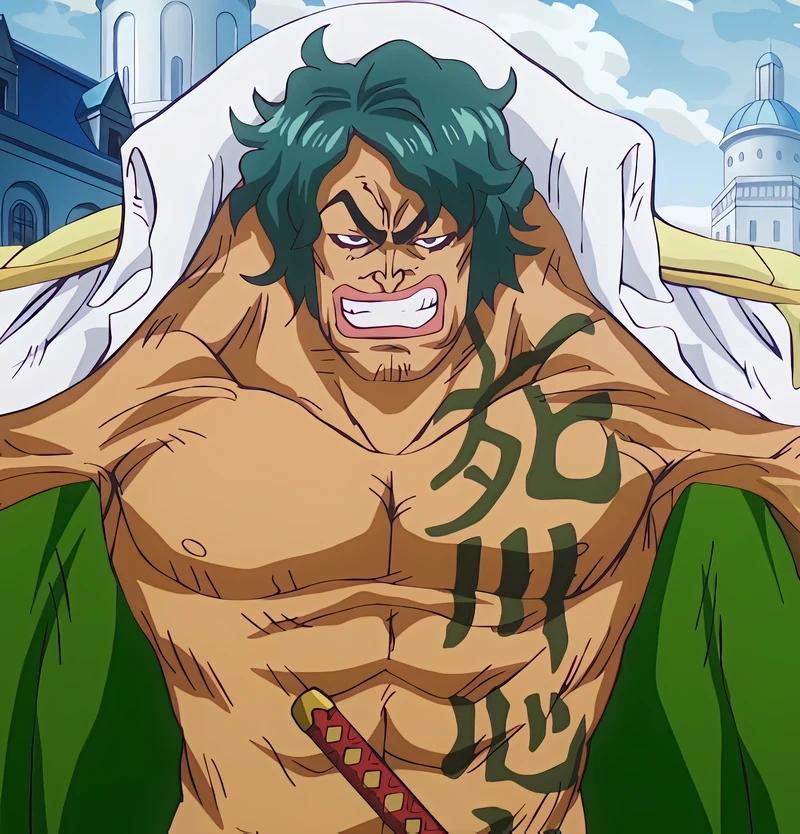 Khám phá sức mạnh của one piece admiral ryokugyu trong arc Wano