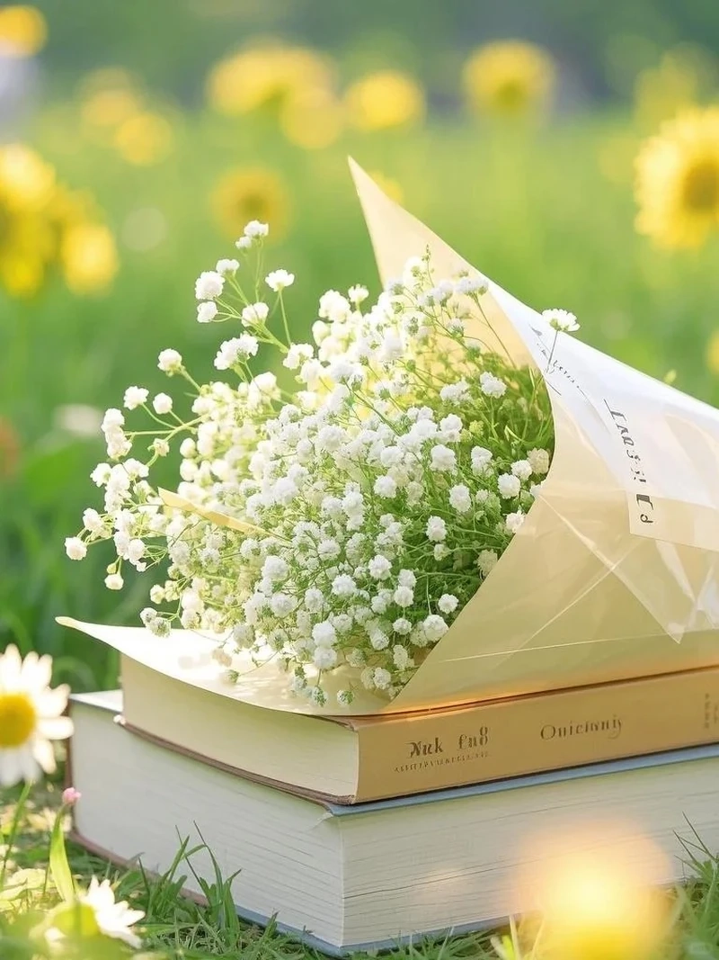 Dịu dàng nữ tính với avatar hoa baby cho nữ