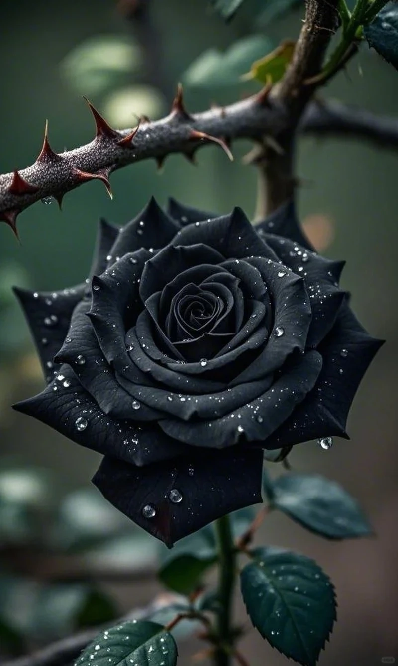 Bộ sưu tập avatar hoa hồng đen nghệ thuật đầy cảm xúc và sáng tạo