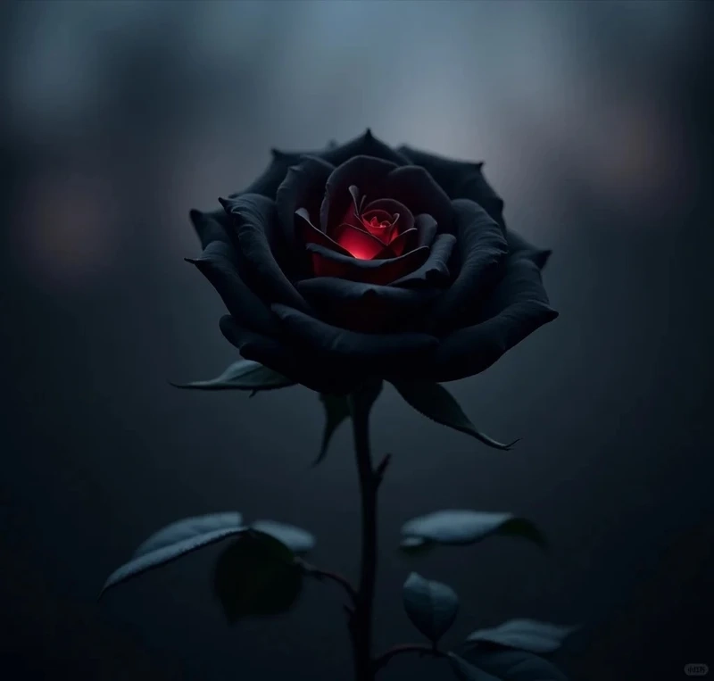 Khám phá vẻ đẹp bí ẩn của avatar hoa hồng đen huyền bí cực cuốn hút
