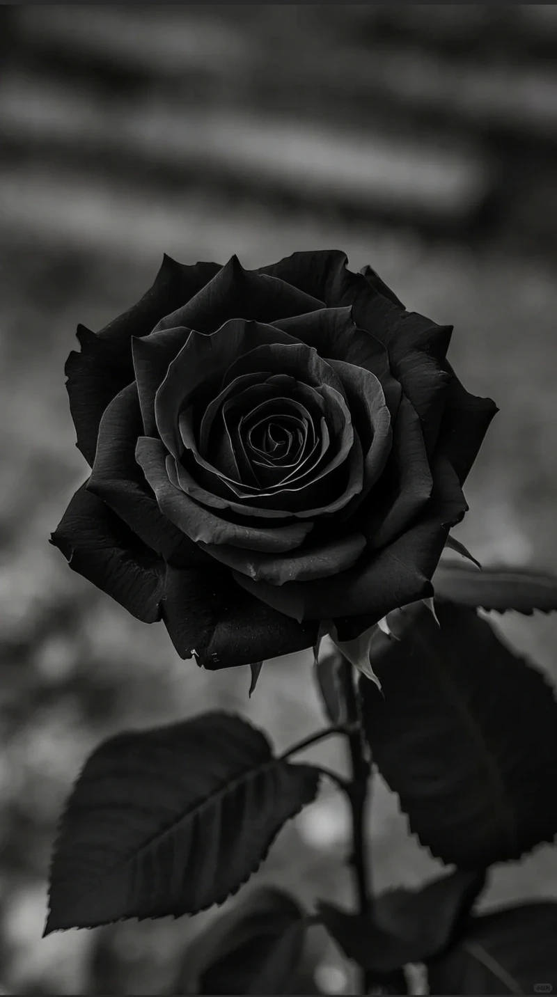 Thể hiện gu riêng với avatar hoa hồng đen thẩm mỹ cực tinh tế