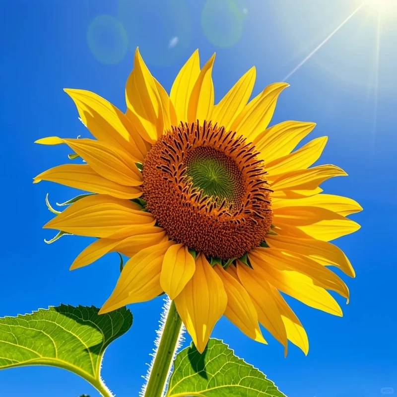 Khung cảnh thơ mộng từ avatar hoa hướng dương nền trời cực đẹp