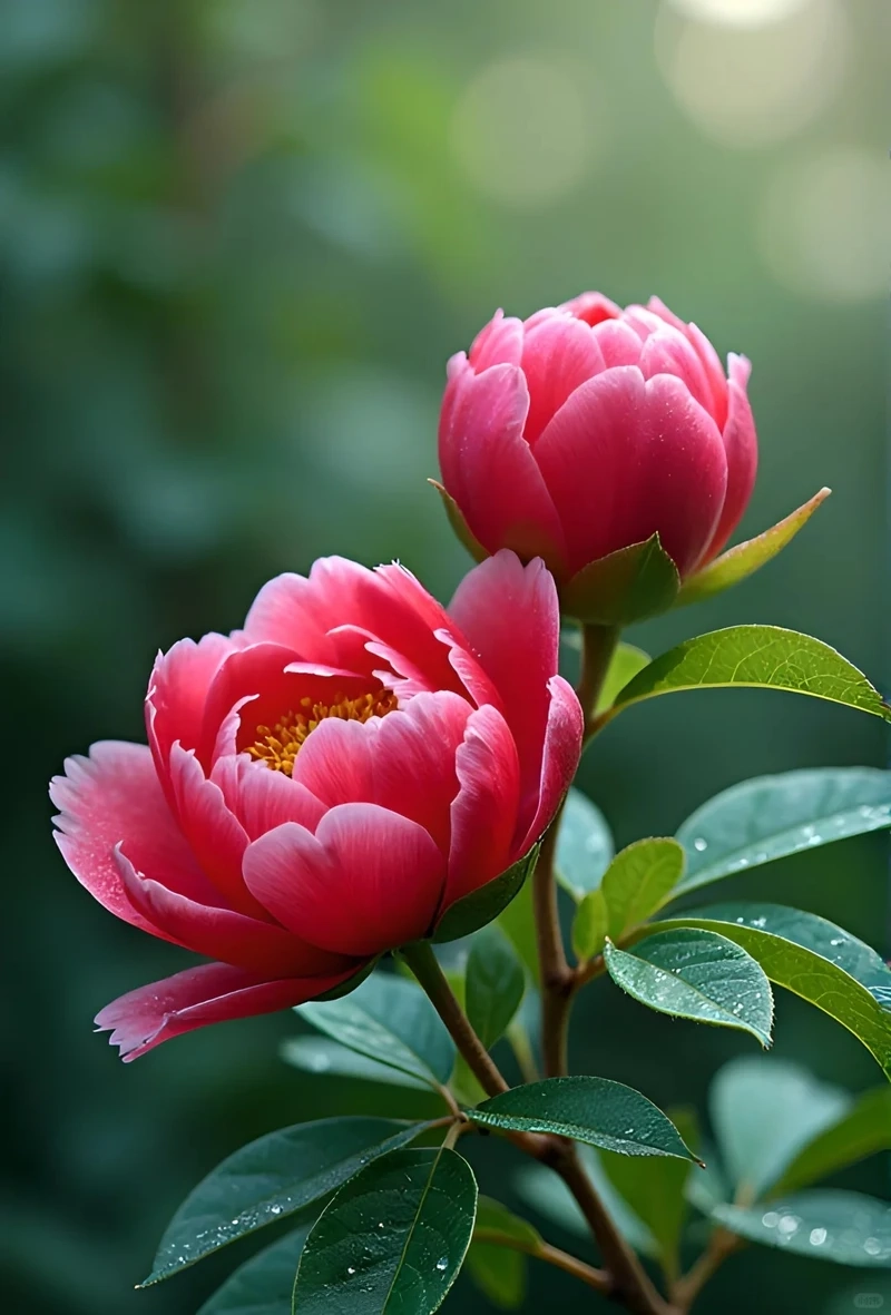 Phong cách hoài cổ với avatar hoa mẫu đơn vintage đầy tinh tế