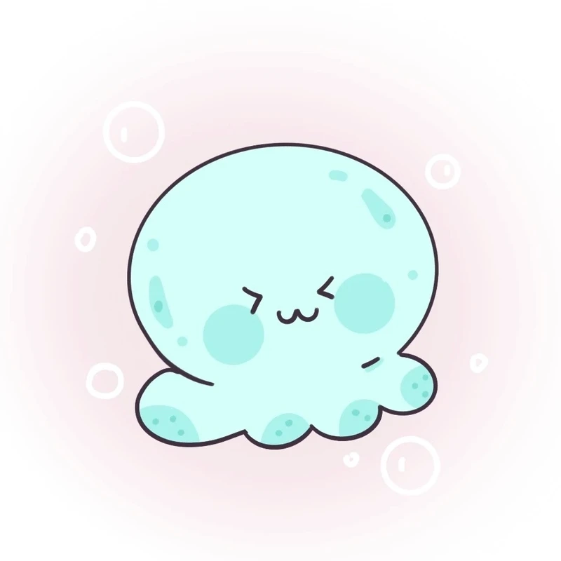 Những mẫu chibi bạch tuộc hoạt hình cực ngộ nghĩnh