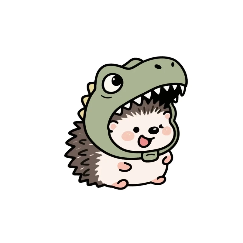 Bộ sticker chibi nhím cute dùng cho chat cực xinh