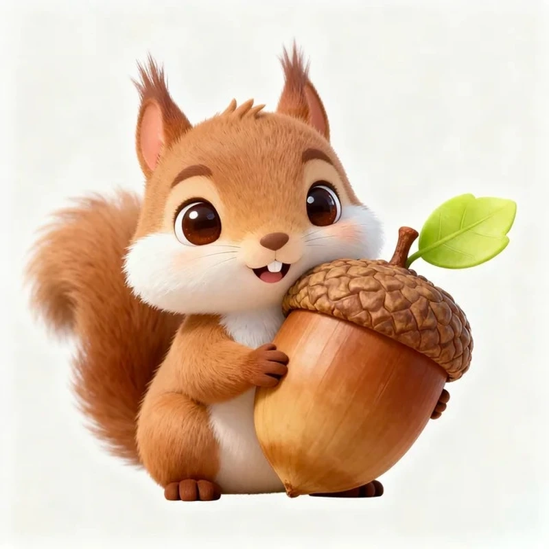 Học vẽ cùng chibi sóc dễ vẽ cực xinh