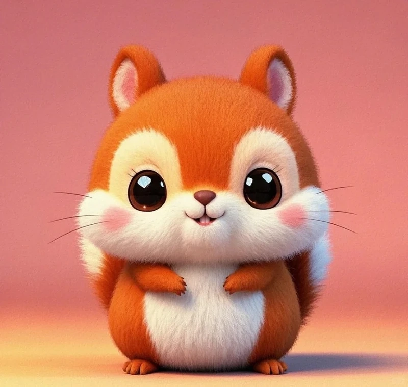 Bộ ảnh chibi sóc cute siêu đáng yêu cho fan chibi