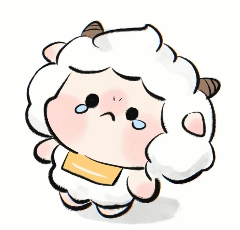 Avatar chibi cừu cực cute phù hợp làm ảnh đại diện
