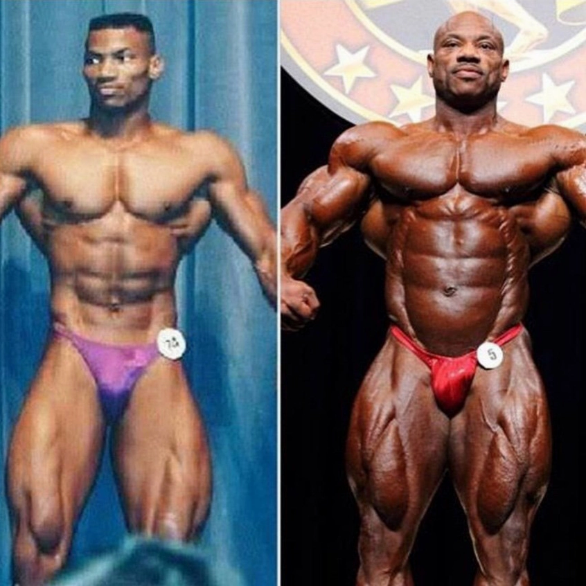 Dexter Jackson trình diễn trên sân khấu sự nghiệp Dexter Jackson