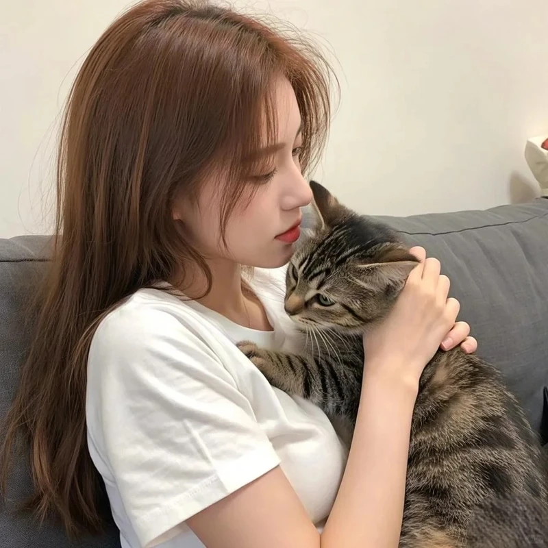 Concept độc đáo với gái xinh bên mèo phong cách cực hút mắt