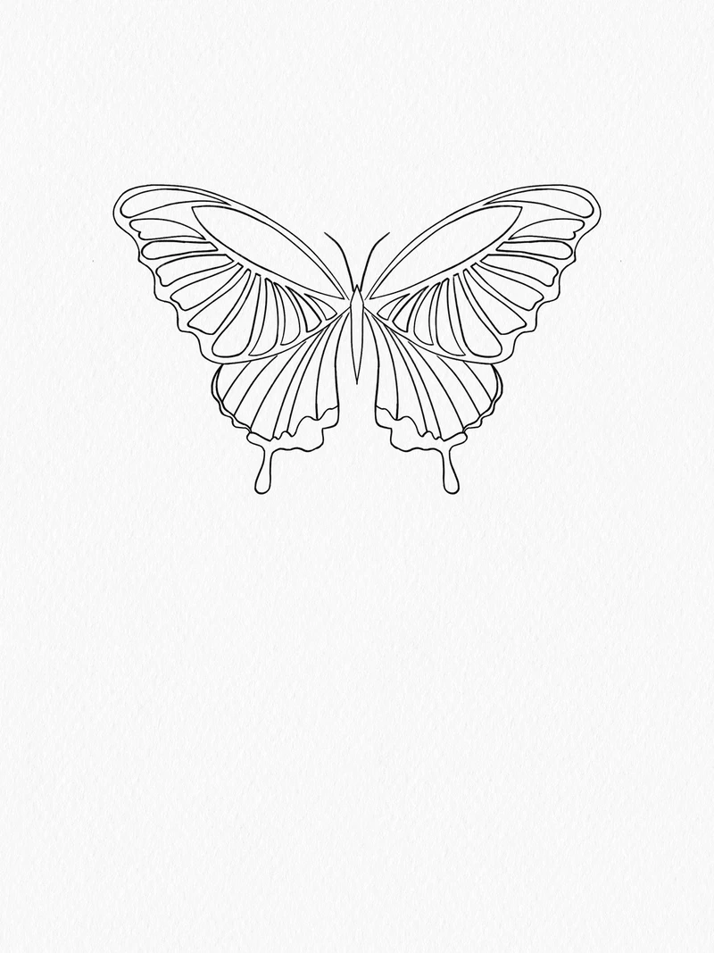 Những mẫu tranh tô màu bướm hoạt hình ngộ nghĩnh cho bé