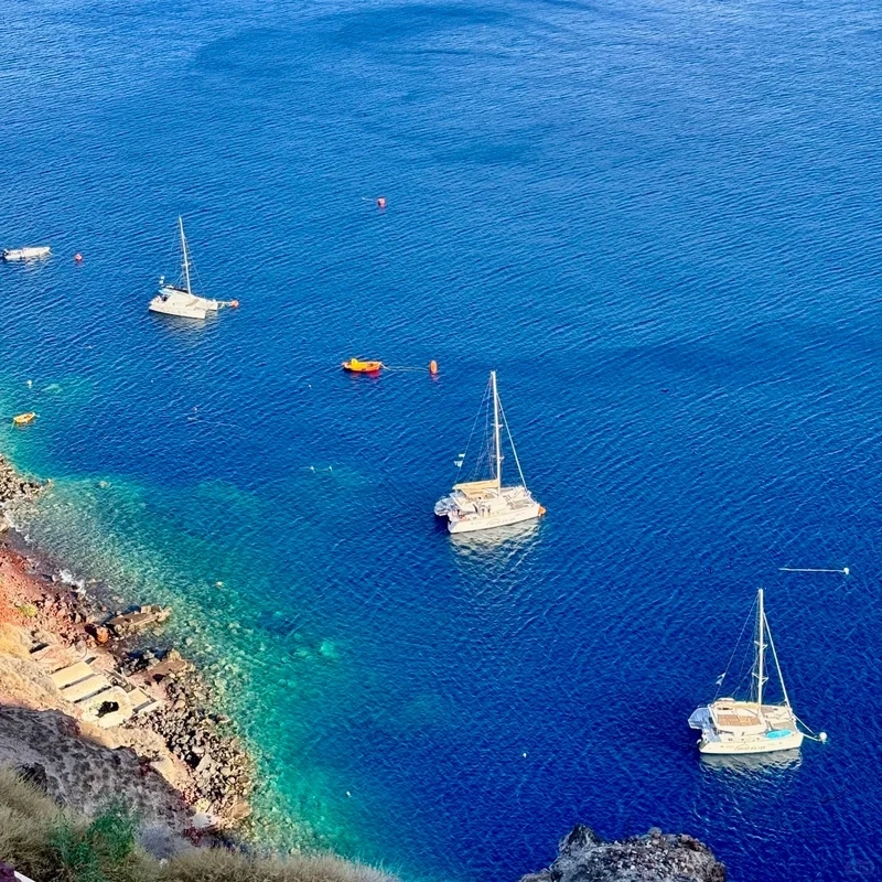 Góc nhìn ngoạn mục từ phong cảnh Hy Lạp nhìn từ trên cao