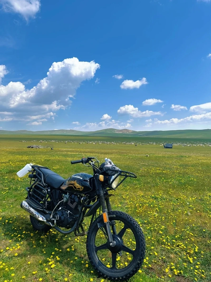 Sắc xanh bất tận của phong cảnh Mông Cổ trời xanh