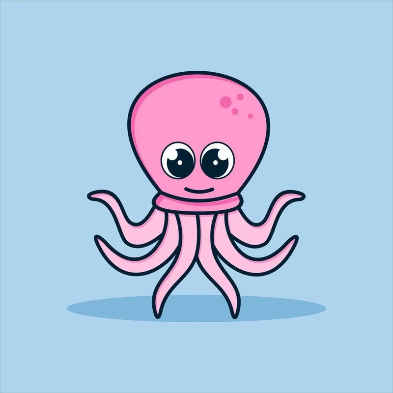 Tuyển tập chibi bạch tuộc cute hoạt hình cực xinh