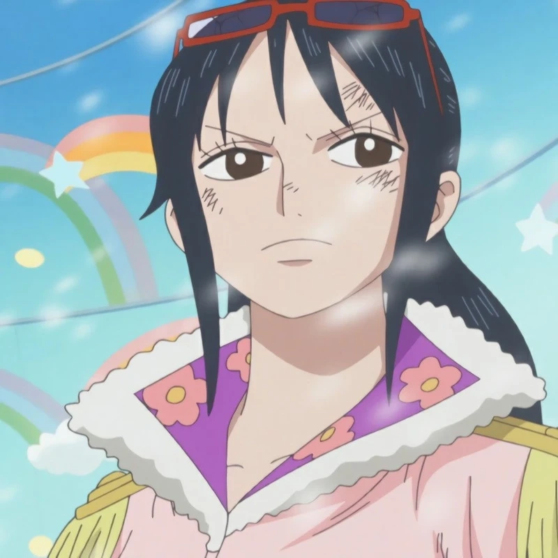 Hình ảnh ấn tượng của Tashigi kiếm sĩ anime